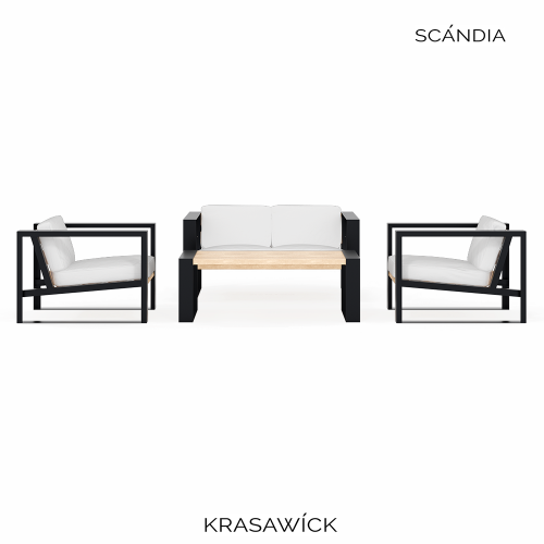 Комплект мебели для террасы Сканди (HRC7012BW) -1